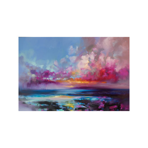 Arran Glow by Scott Naismith - Wrapped Canvas Print East Urban Home Size: 101.6cm H x 152.4cm W x 3.81cm D