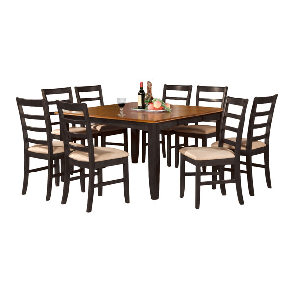 Parfait 9 Piece Dining Set By Wooden Importers Bargain