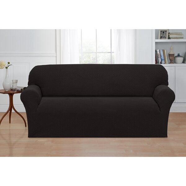 Box Cushion Sofa Slipcover by Ebern Designs