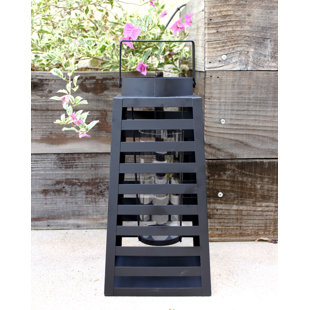 Best Matte Trapezoidal Metal Lantern By Wrought Studio Outdoor Lighting Matte Trapezoidal Metal Lantern By Wrought Studio Outdoor Lighting