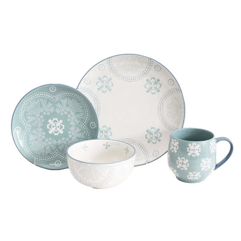 Baum Phara 16 Piece Dinnerware Set, Service for 4 & Reviews | Wayfair Baum Phara 16 Piece Dinnerware Set, Service for 4 & Reviews | Wayfair