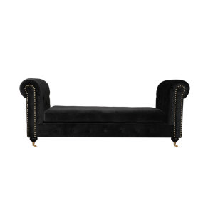 Noelia Upholstered Bench by Everly Quinn