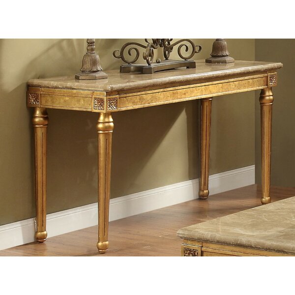 Tupper Marble Top Console Table By Astoria Grand