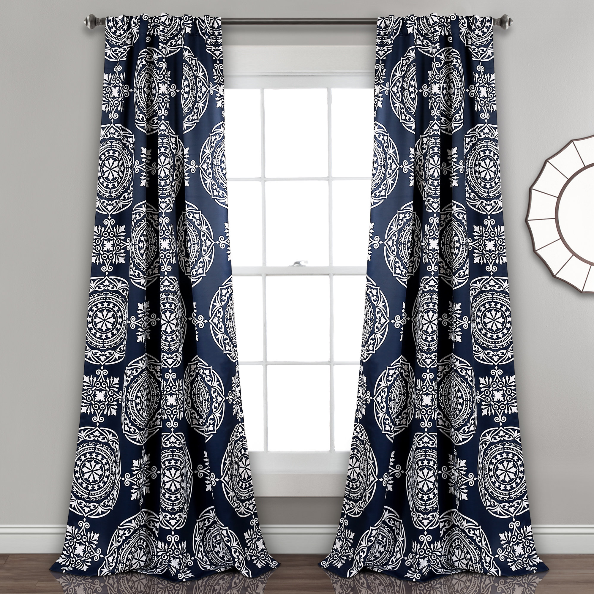 Bungalow Rose Cleitus Medallion Geometric Room Darkening Thermal