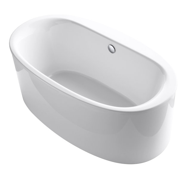 Sunstruck® 66 x 36 Oval Freestanding Air Bathtub by Kohler