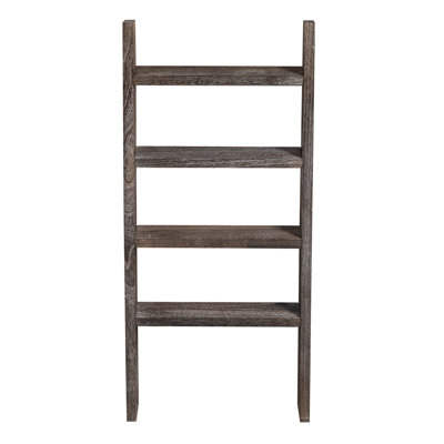 Wall-Leaning Wood 4 ft Blanket Ladder Gracie Oaks Color: Brown