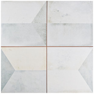 Modern Floor Tile Allmodern Geamenti 17 58 X Ceramic Field Tile In Beige Gray