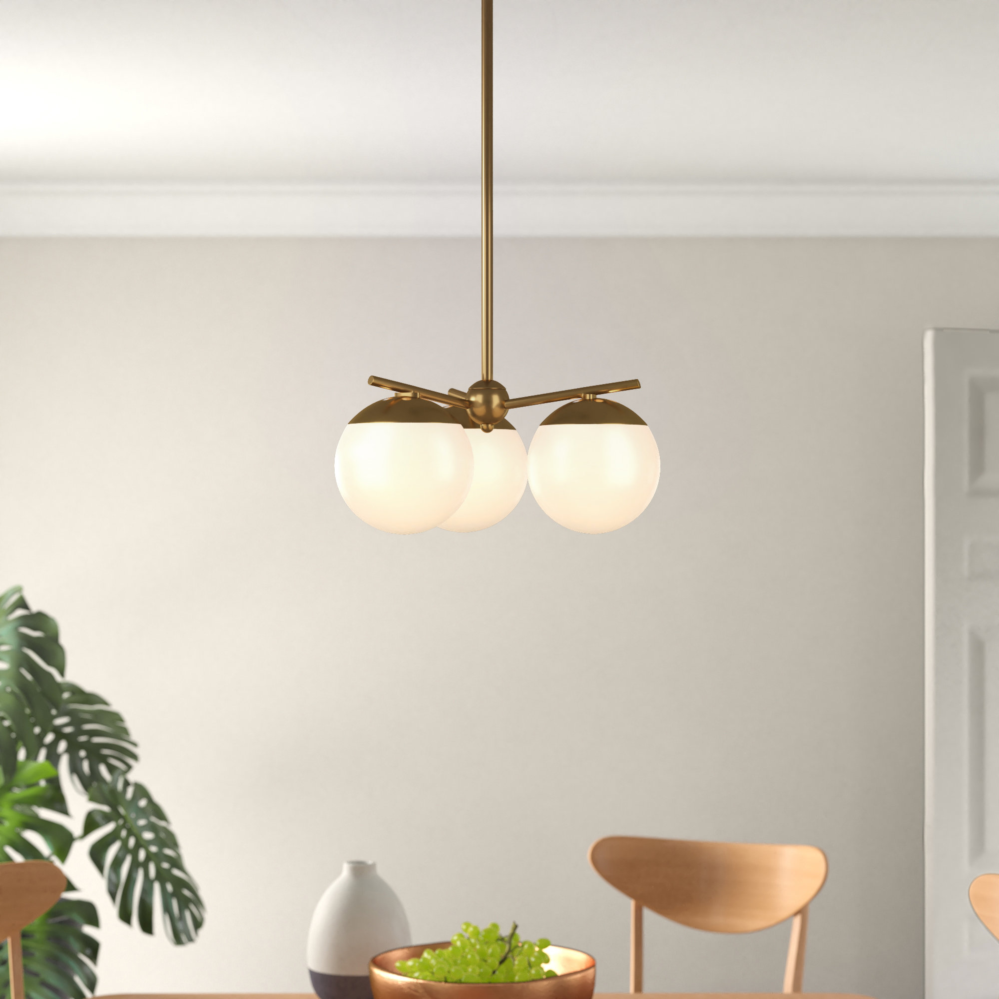 Mercury Row Yearby 3 Light Globe Chandelier Reviews Wayfair Mercury Row Yearby 3 Light Globe Chandelier Reviews Wayfair
