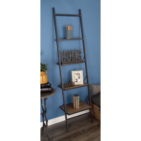 Hoadley Industrial Ladder Bookcase by Williston Forge