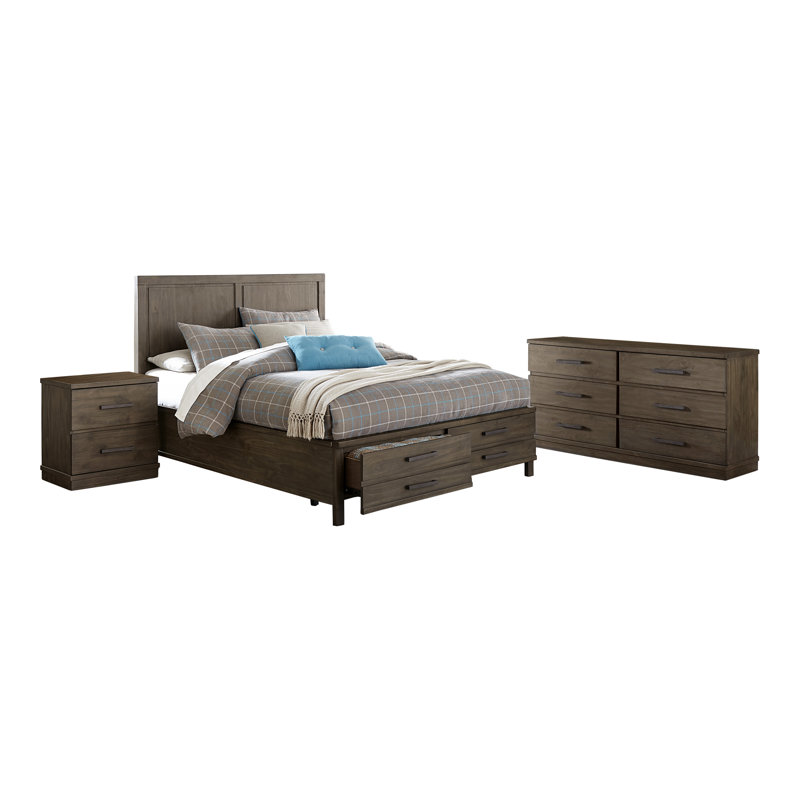 Three Posts Kirkby Queen Platform Configurable Bedroom Set ...