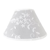 white beaded lampshade