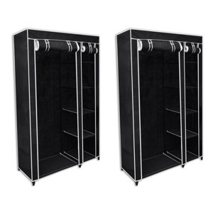 2-tlg. 175 cm H x 110 cm B x 45 cm T Kleiderstan..