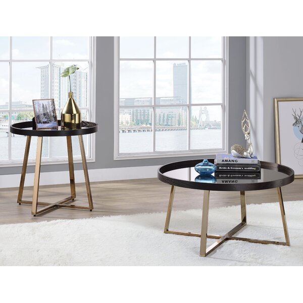 Florenza 2 Piece Coffee Table Set By Wrought Studio