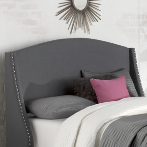 Drumagorgan Upholstered Wingback Headboard by Alcott Hill