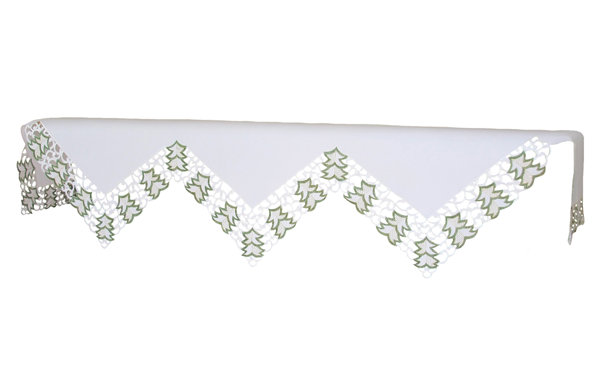 Tannenbaum Holiday Mantel Scarf by Xia Home Fashions