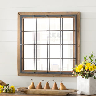 Contemporary Square Grid Patterned Wall Decor Contemporary Square Grid Patterned Wall Decor
