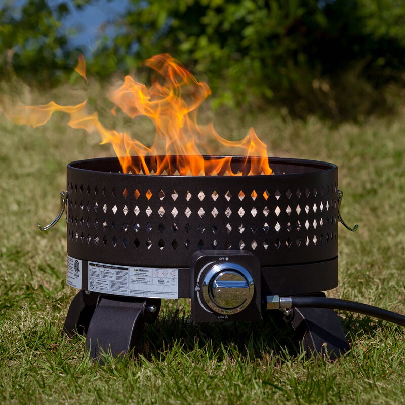 Maverick Portable Steel Propane Fire Pit Reviews Joss Main