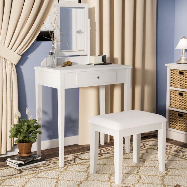 Kiger Vanity Set with Mirror by Andover Mills
