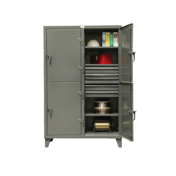 4 Tier 2 Wide Storage Locker by Strong Hold Products