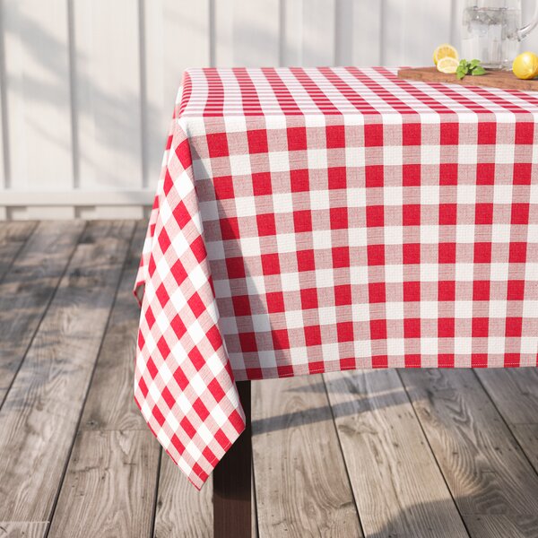 Andreas Check Tablecloth by August Grove