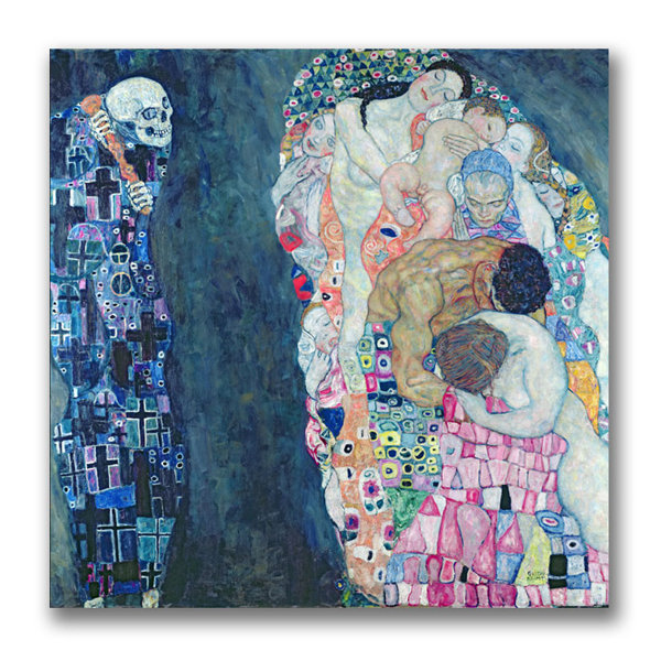 Trademark Art Death And Life Painting Print On Wrapped Canvas