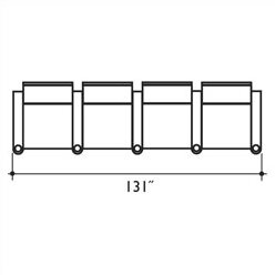 Signature Series Home Theater Row Seating (Row Of 4) By Bass