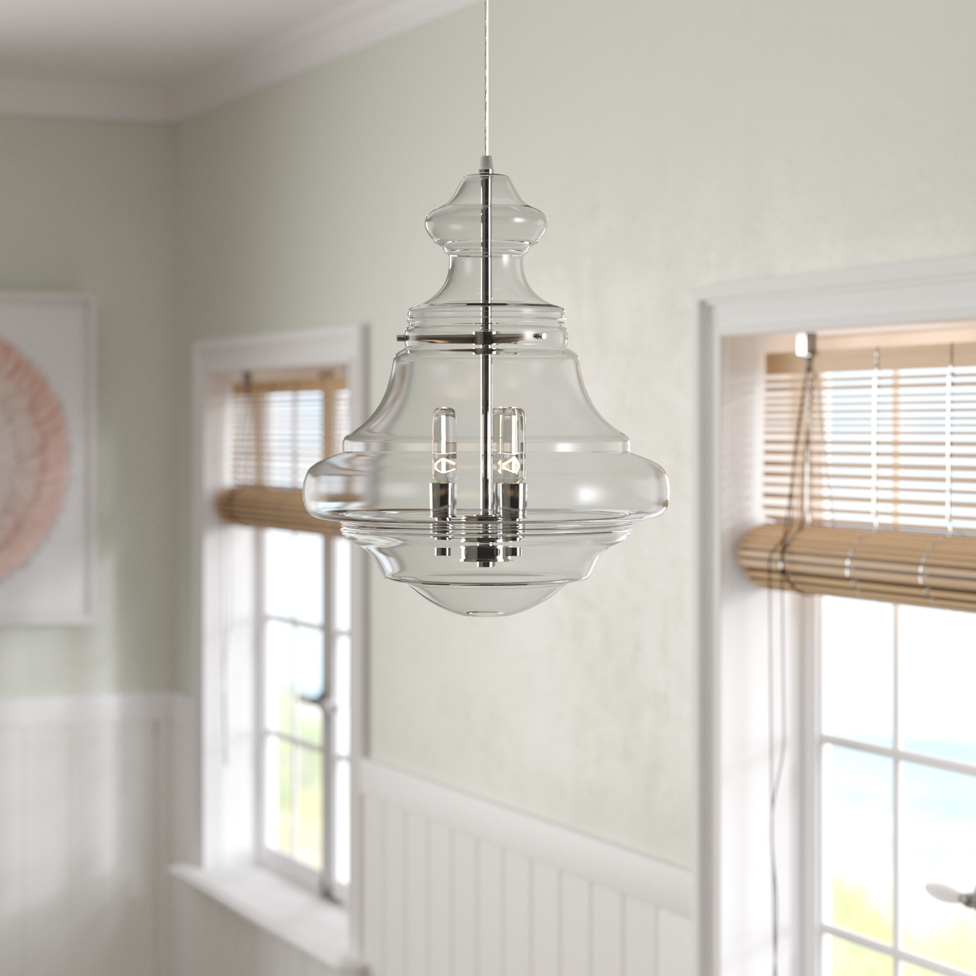 Luna 3 Light Schoolhouse Pendant Reviews Joss Main Luna 3 Light Schoolhouse Pendant