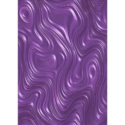 Evansville Abstract Wool Purple Area Rug East Urban Home Rug Size: Rectangle 5' x 7'