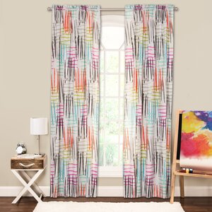 Crayola Stroke of Genius Single Curtain Panel