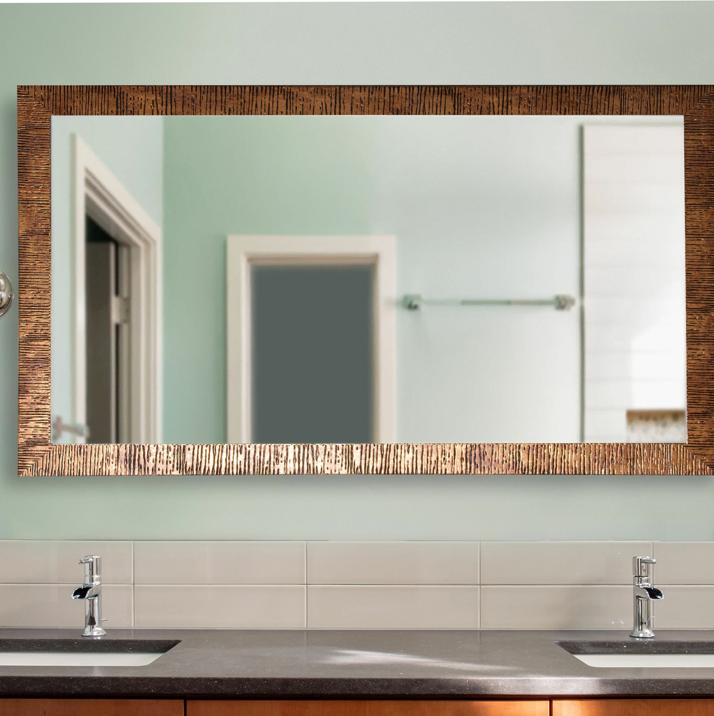 17 Stories Eisen Modern Contemporary Bathroom Vanity Mirror Reviews Wayfair