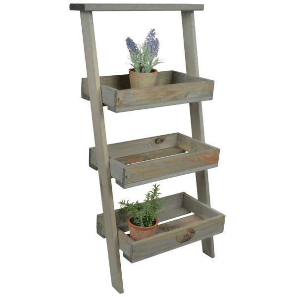 Wood Lean-To Step Plant Stand by EsschertDesign| @ $72.99