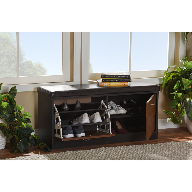 Wholesale Interiors Baxton Studio Foley Wood Storage Bench & Reviews