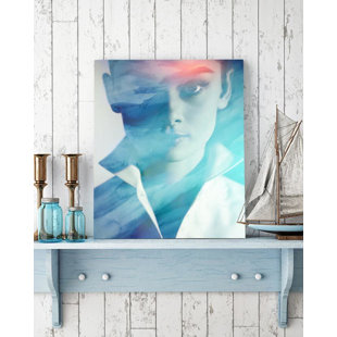 Audrey Hepburn Large Wall Art Wayfair Modern Audrey Hepburn Wall Art On Wred Canvas