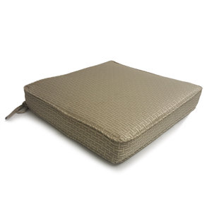 Rattan Chair Cushions Wayfair Rattan Linen Deluxe Indoor Outdoor Dining Chair Cushion