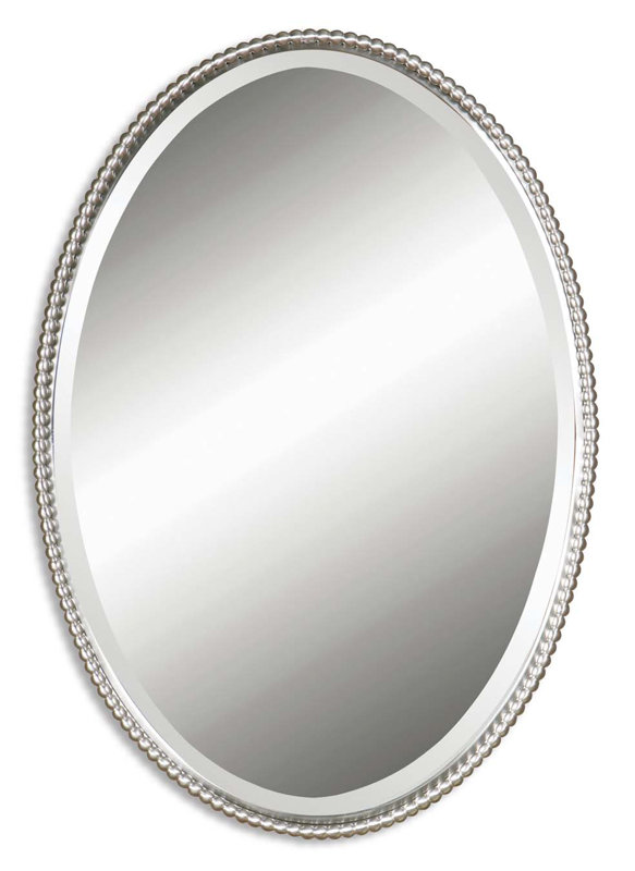 Darby Home Co Glen View Beaded Oval Mirror & Reviews Wayfair