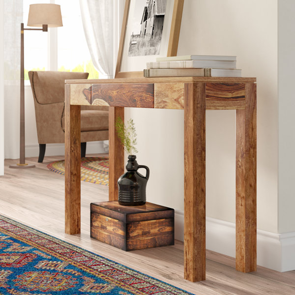 Review Spurlock Solid Wood Console Table