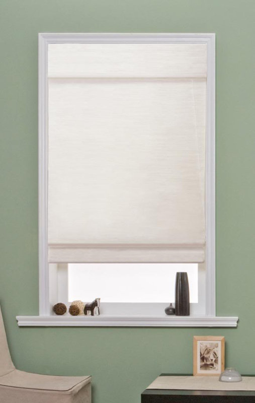 Chicology Nevada Room Darkening Vanilla Roman Shade & Reviews Wayfair