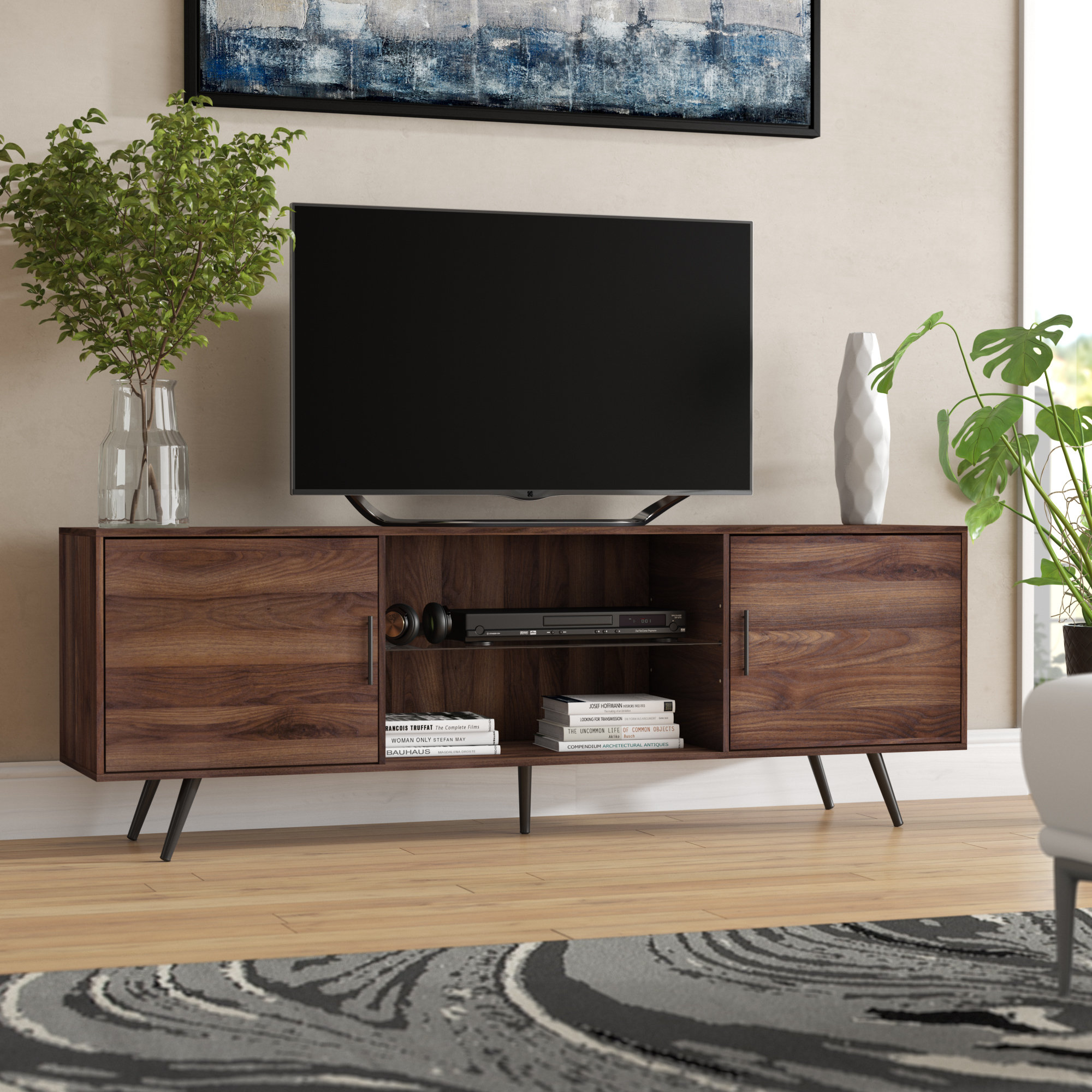 George Oliver Garrity Tv Stand For Tvs Up To 75 Reviews