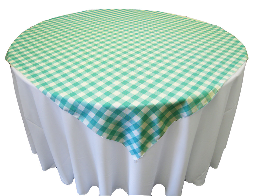LA Linen Polyester Gingham Checkered Square Tablecloth & Reviews Wayfair