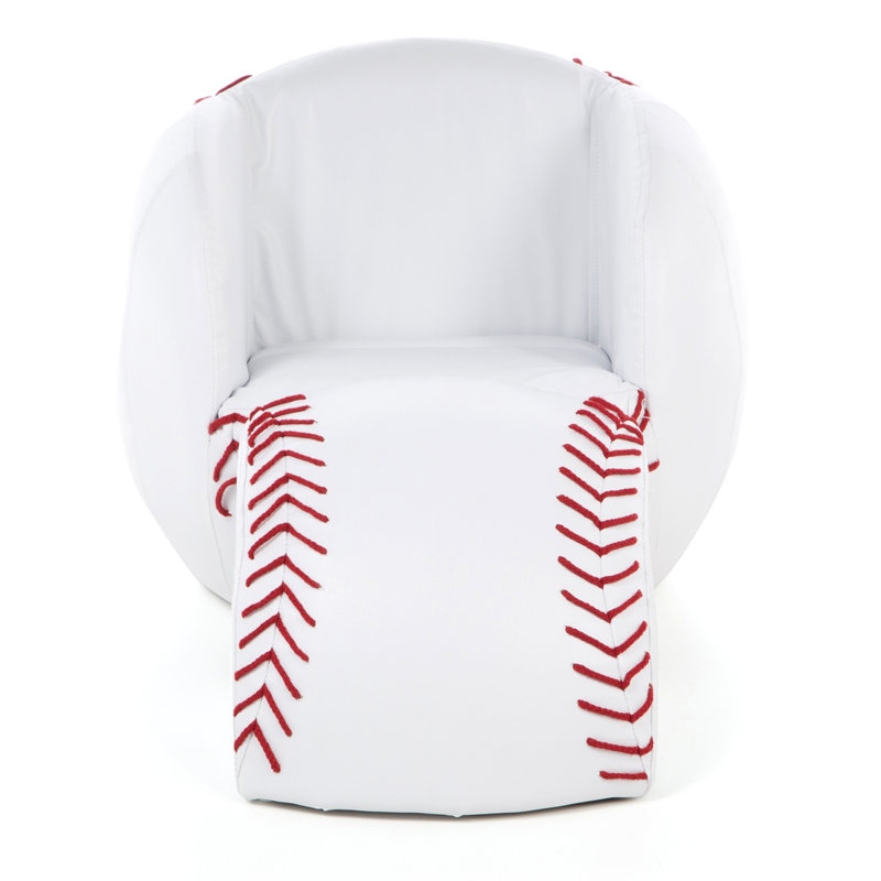 Gift Mark Baseball Kids Novelty Chair and Ottoman & Reviews Wayfair