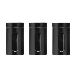 Black Kitchen Canisters Jars Wayfair Co Uk Save