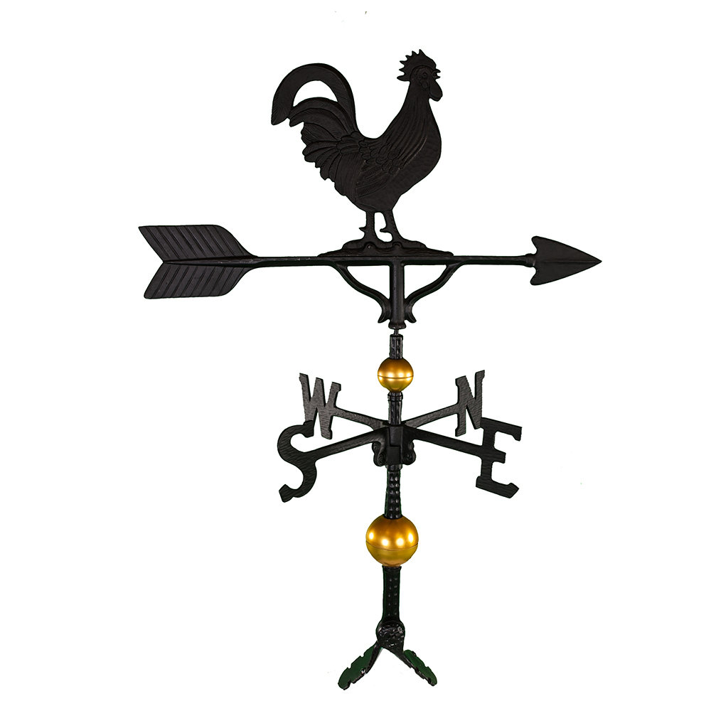 Montague Metal Products Deluxe Rooster Weathervane & Reviews Wayfair