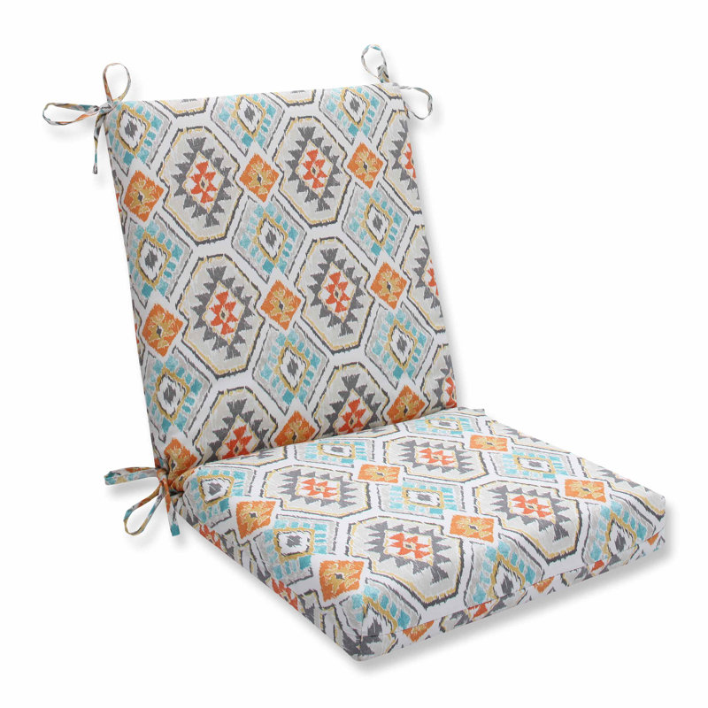 Pillow Perfect Eresha Oasis Outdoor Dining Chair Cushion & Reviews Wayfair