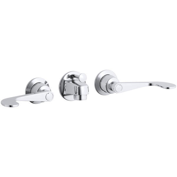 Triton Wall mounted Bathroom Faucet with Drain Assembly by Kohler