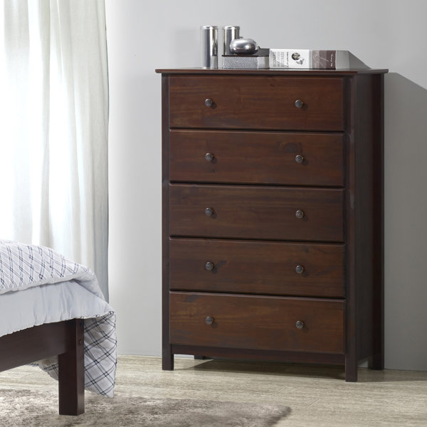 Shaker 5 Drawer Chest by Grain Wood Furniture