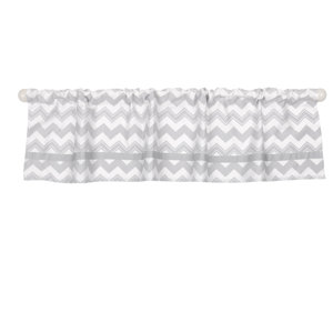 Chevron Tailored 53″ Window Valance