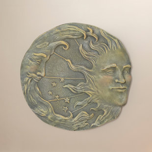 Half Moon Wall Decor Wayfair Polyresin Sun And Moon Wall Décor