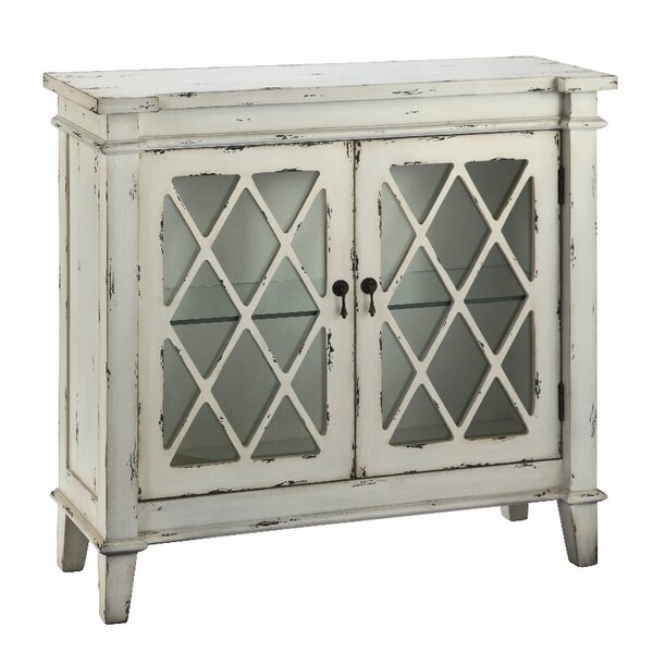 Cliffo 2 Glass Door Accent Cabinet By August Grove