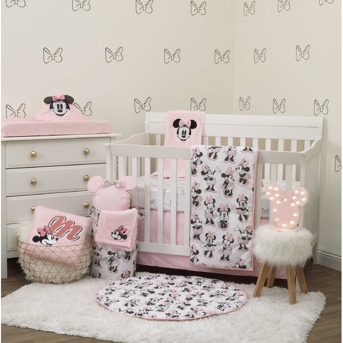 Disney Minnie Mouse Nursery 6 Piece Crib Bedding Set