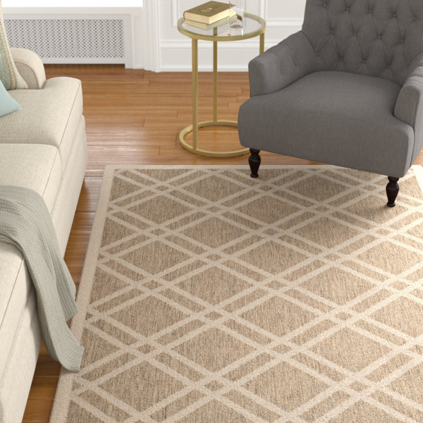 Octavius Brown Indoor/Outdoor Area Rug by Charlton Home